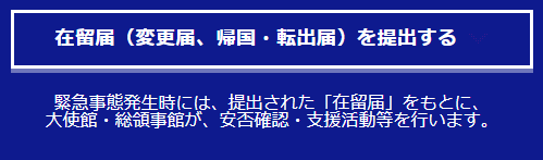 在留届を提出する